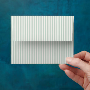 Simple Stripes - Muted Sage Envelope