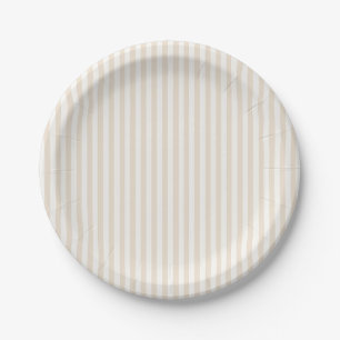 Simple Stripes - Soft Linen Paper Plates