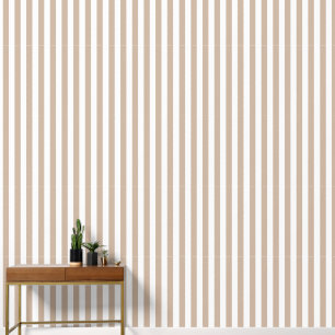 Simple Stripes - Taupe Wallpaper