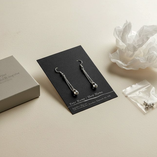 Simple stud earring display card (Simple stud earring display card)