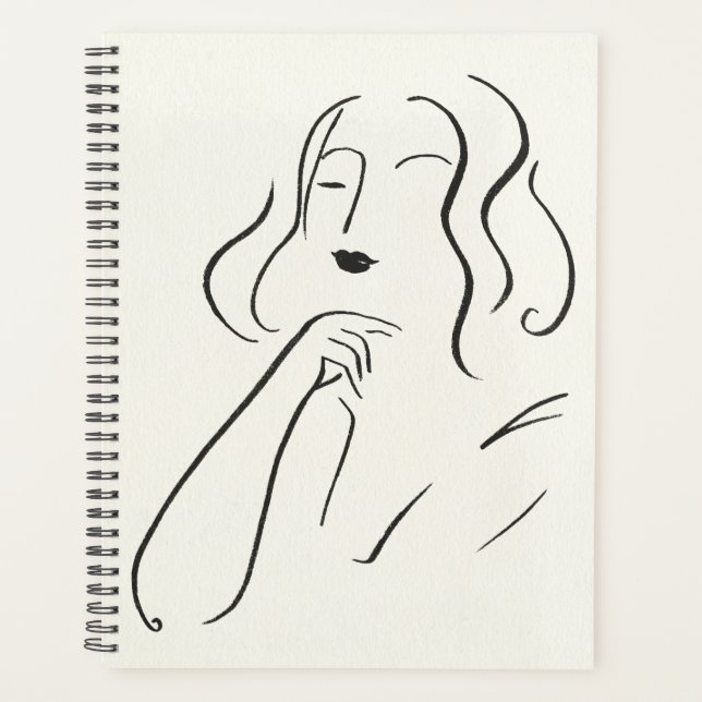 Simple Study - Sketch of a Woman Planner (Front)