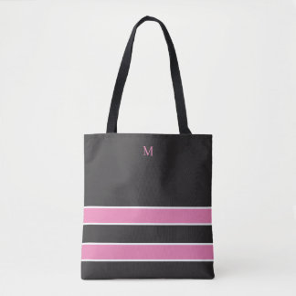 Simple style Monogram Tote Bag