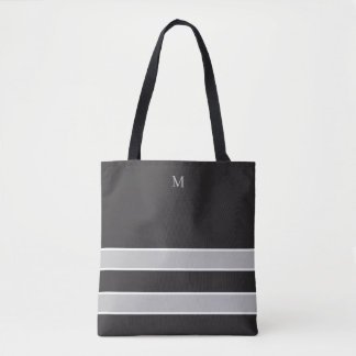 Simple style Monogram Tote Bag