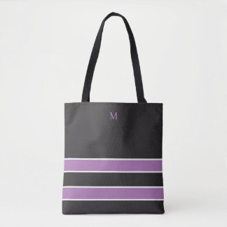 Simple style Monogram Tote Bag