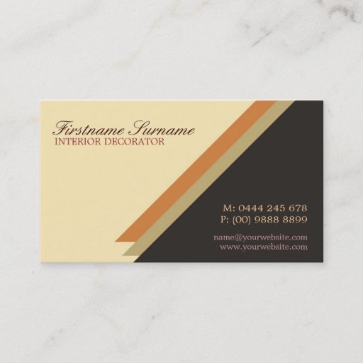 Customizable Simple Stylish Architect Decor w/ Logo Business Ca Business Card Template