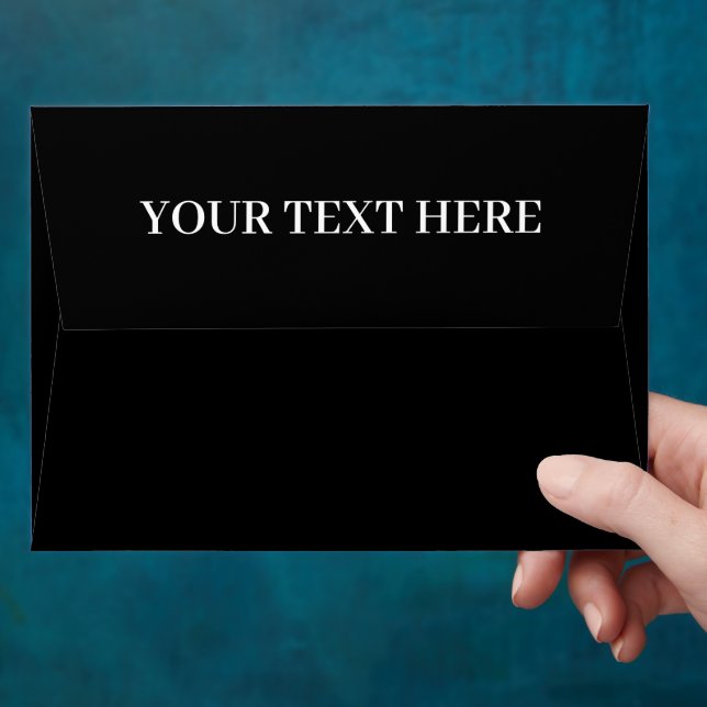 SIMPLE STYLISH CUSTOMIZED NAME MODERN RED ENVELOPE (Hand)