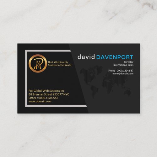 Simple Stylish Exquisite Professional Founder CEO Business Card