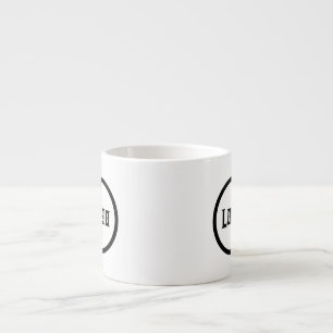 Simple stylish Logo Business Branding Promotional Espresso Cup