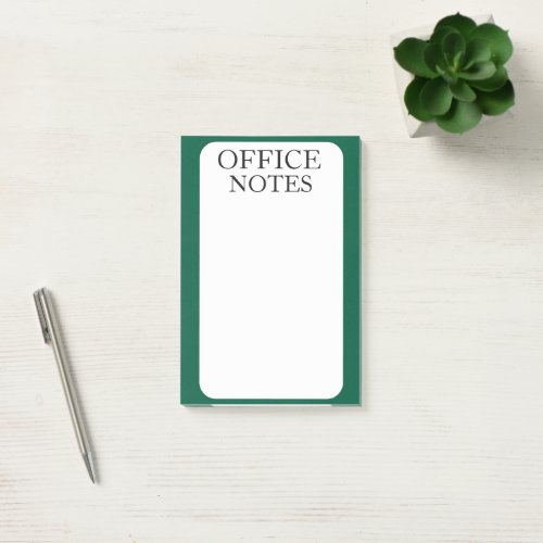 SIMPLE STYLISH MODERN CUSTOMIZED OFFICE POST-IT NOTES