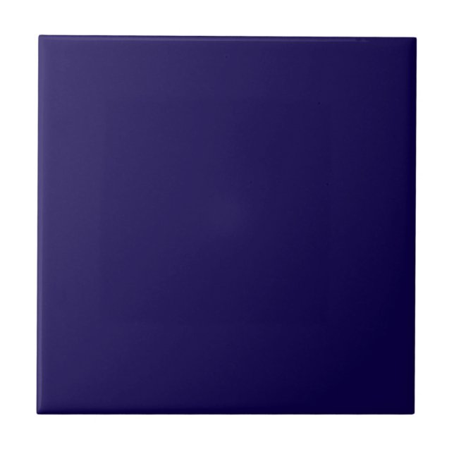 SIMPLE STYLISH MODERN DARK BLUE  CERAMIC TILE (Front)