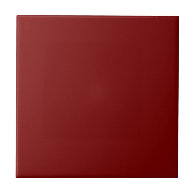SIMPLE STYLISH MODERN DARK RED SOLID  CERAMIC TILE (Front)