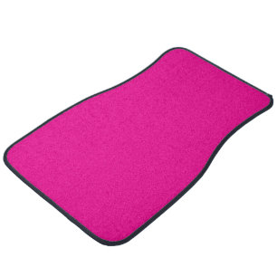 SIMPLE STYLISH MODERN MINIMAL CLASSIC HOT PINK CAR FLOOR MAT