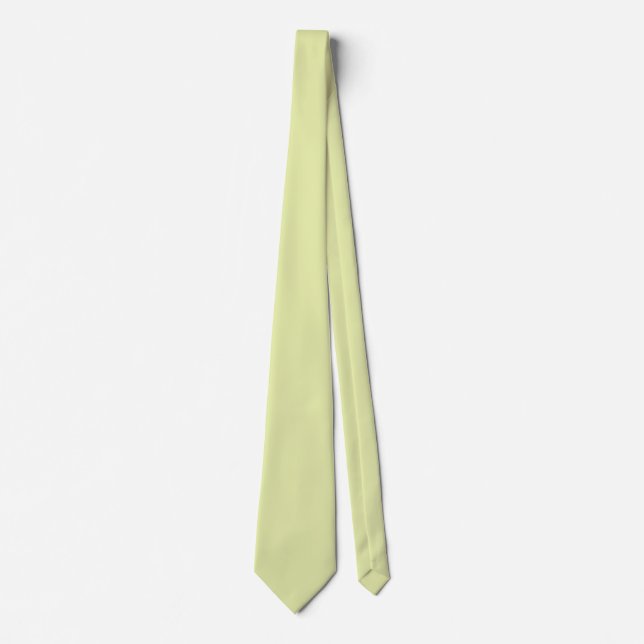 SIMPLE STYLISH MODERN OFFICE NEON GREEN  NECK TIE (Front)