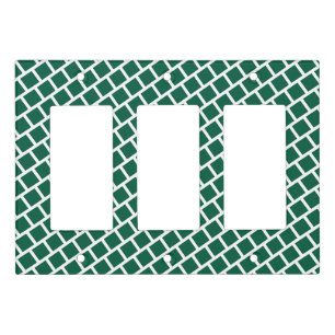 SIMPLE STYLISH MODERN SQUARE SHAPE DARK GREEN LIGHT SWITCH COVER