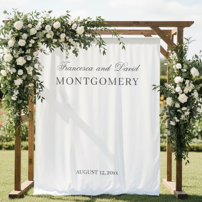 Simple stylish modern wedding backdrop  (Creator Uploaded)