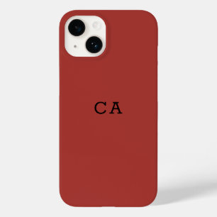 Simple Stylish Monogram Case-Mate iPhone 14 Case