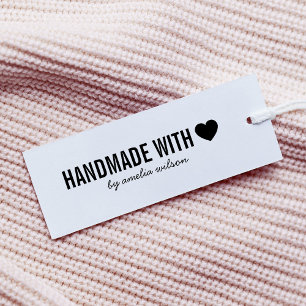Simple Stylish Personalize Handmade with Love Self-inking Stamp