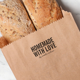 Simple Stylish Personalize Homemade with Love Self-inking Stamp