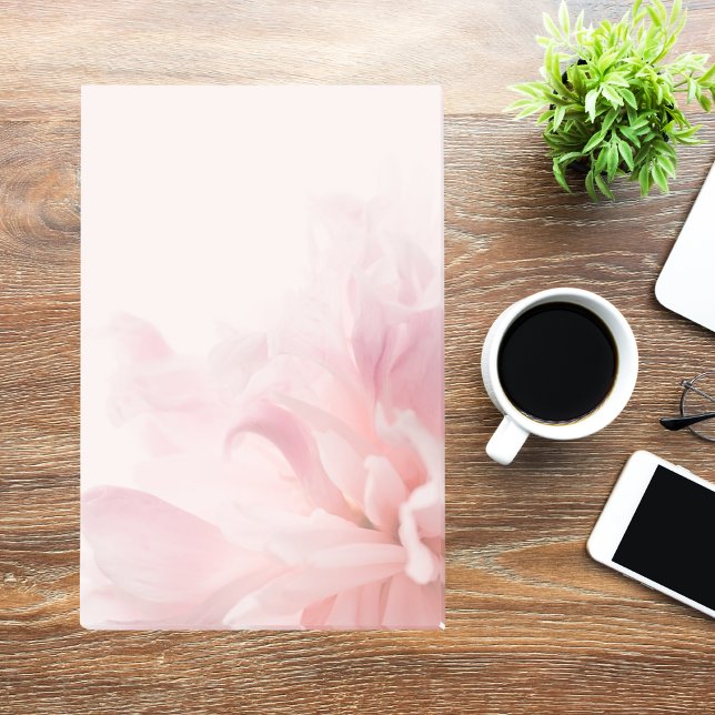 Simple Stylish Pink Floral Botanical Post-it Notes (Creator Uploaded)