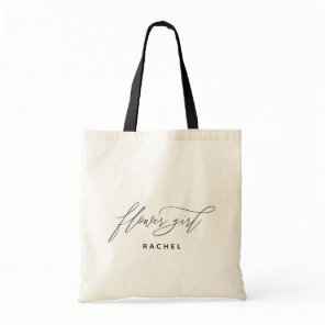 Simple Stylish Script Bridesmaid Personalized Name Tote Bag