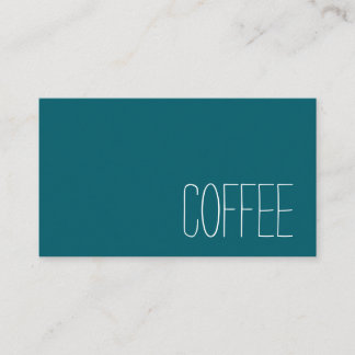 Simple Stymie Word Dark Loyalty Coffee Punch-Card