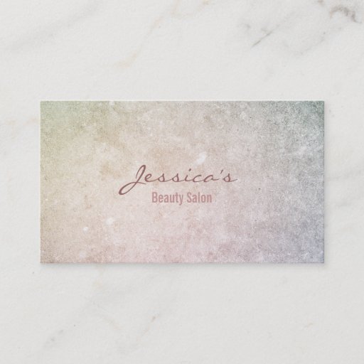 Customizable Simple Subtle Makeup Artist Business Cards