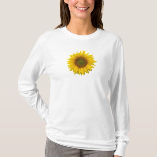 Simple Sunflower Cute Floral Country  T_Shirt