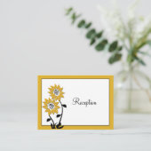 Simple Sunflowers Enclosure Card (Standing Front)