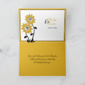 Simple Sunflowers Thank You Card (Inside)