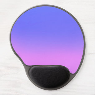 Simple Sunset Ombre Effect Pink & Blue Gel Mouse Pad