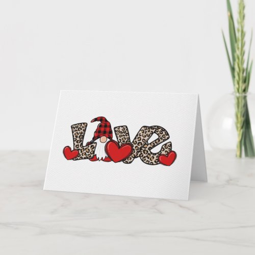 SIMPLE  SWEET I LOVE YOU ANY DAY OR TIME HOLIDAY CARD