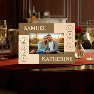 Simple Sweet Memory Valentine Engraved Frames