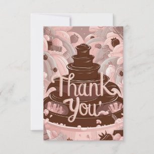 Simple Sweets Chocolate thank you card