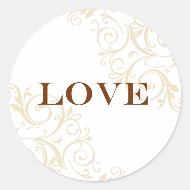 Simple Swirls Sticker (Front)