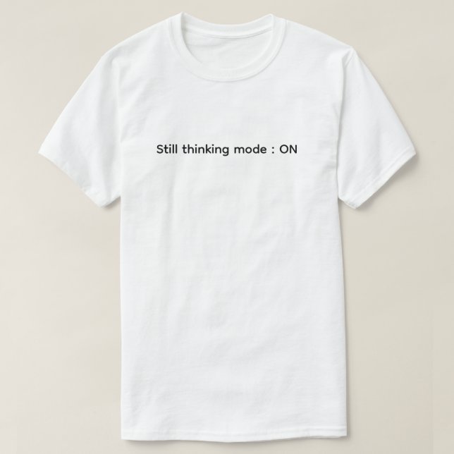Simple t-shirt design describe your mind (Design Front)