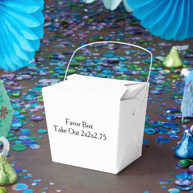 simple Take Out 2x2x2.75 Favor Boxes (Party)