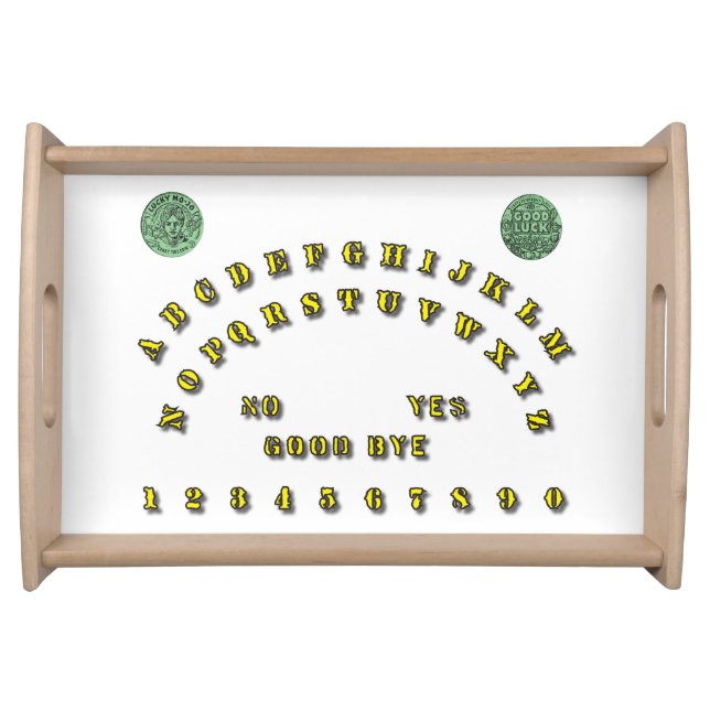 Simple Talking Board Serving Tray (Front)