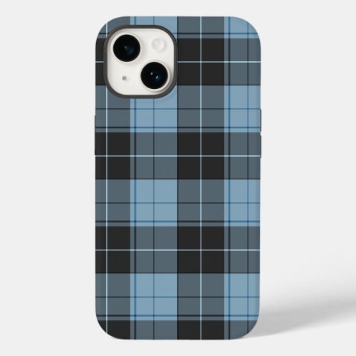 Simple tartan pattern in light blue Case_Mate iPhone 14 case