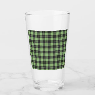 Simple tartan pattern in Light green Glass