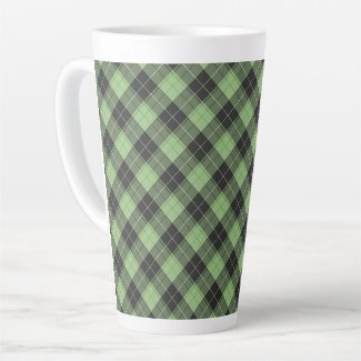 Simple tartan pattern in Light green