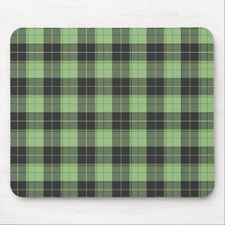 Simple tartan pattern in Light green Mouse Pad