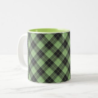 Simple tartan pattern in Light green