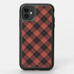 Simple tartan pattern in red OtterBox symmetry iPhone 11 case