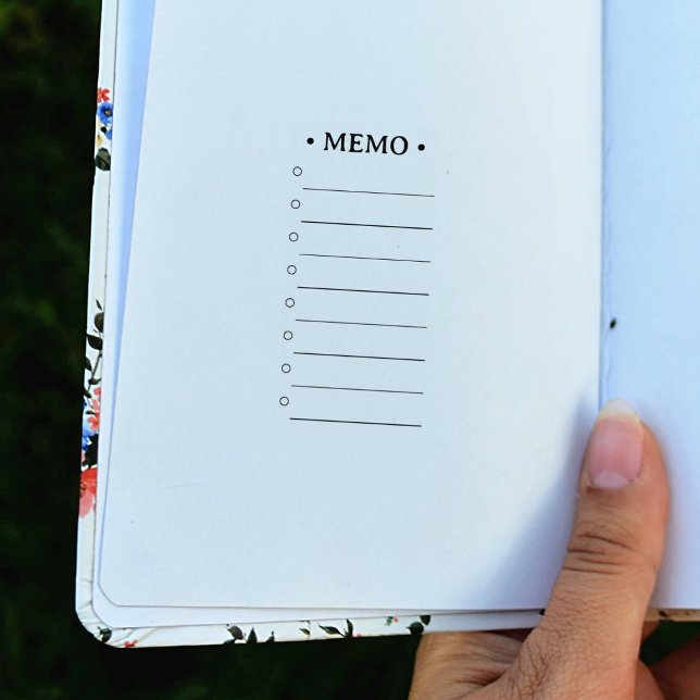 Simple Tasks Memo Rubber Stamp (Creator Uploaded)