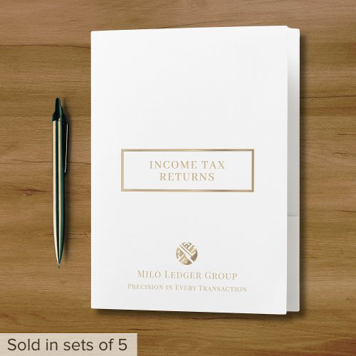 Simple Tax Return Folders for Clients