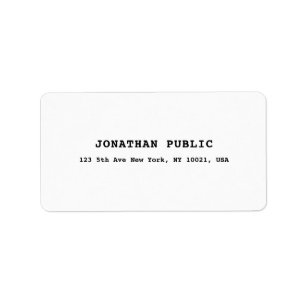 Simple Template Classic Look Retro Professional Label