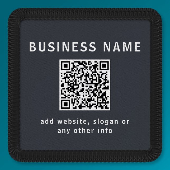 Simple Template for your QR code | Dark Grey Patch (Creator Uploaded)