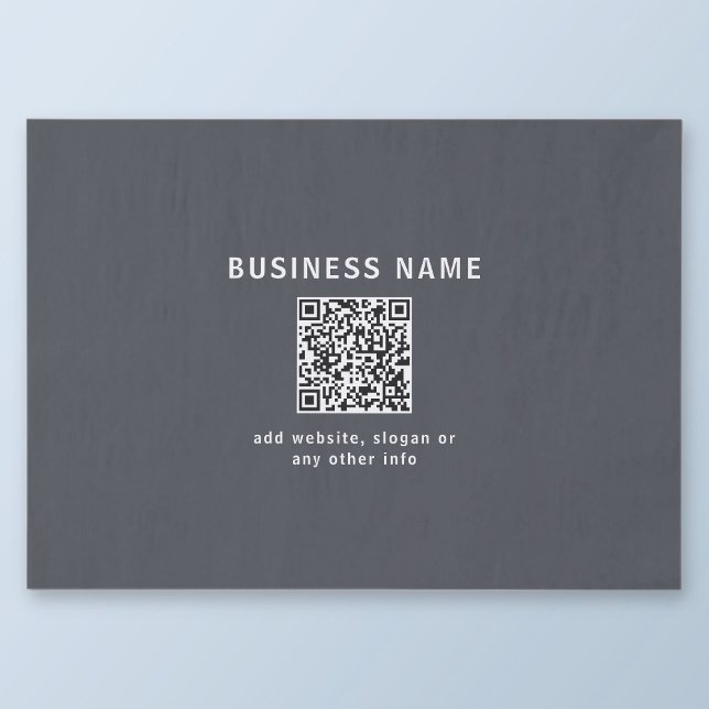 Simple Template for your QR code | Dark Grey Tissue Paper (Creator Uploaded)