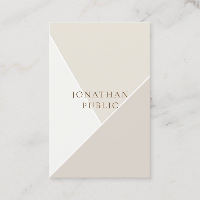 Simple Template Minimalist Modern Professional Business Card (Front)