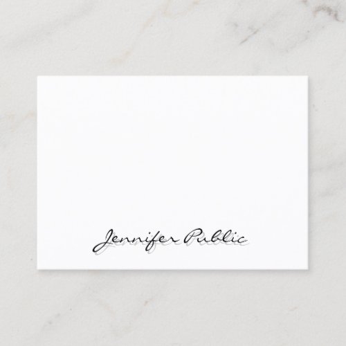 Simple Template Modern Minimalist Professional Business Card